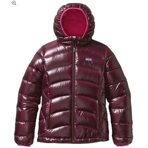 Patagonia Maroon Insulated Jacket with Pink Interior